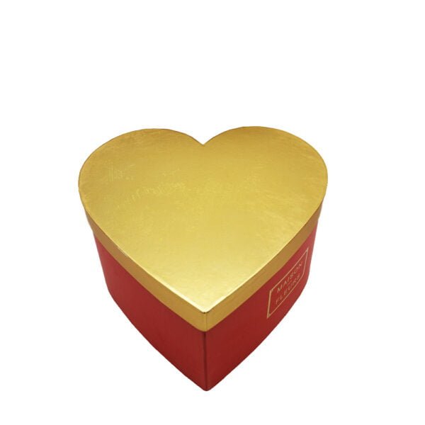 Cutie în formă de inimă roșie 26×14 cm Cutii