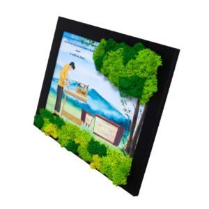 Tablou cu licheni personalizat Hobby 21×30 cm Cadouri pentru familie